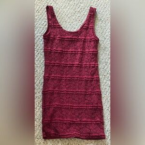 Forever 21 Burgundy Lace Dress